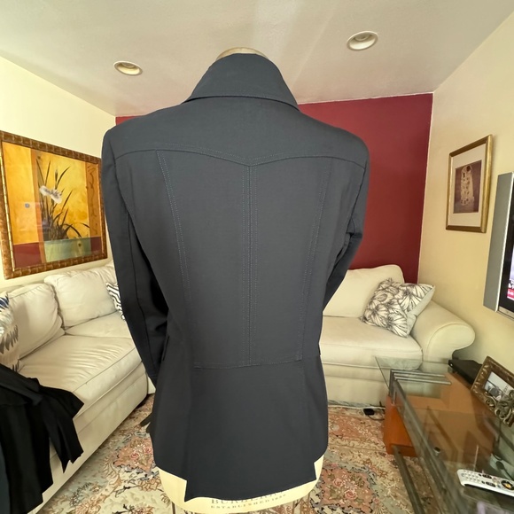 Women's Burberry london  Military Jacket with matching Pant size 4 Dark Navy - Picture 3 of 11